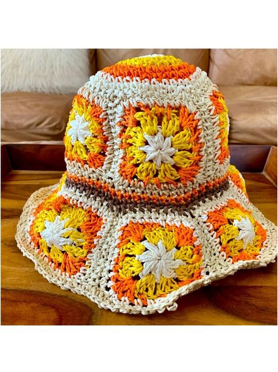 Steve Madden Accessories - STEVE MADDEN Daisy Crochet Bucket Hat